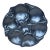 Mid-Century Majolica Black Oyster Plate Vallauris For Sale