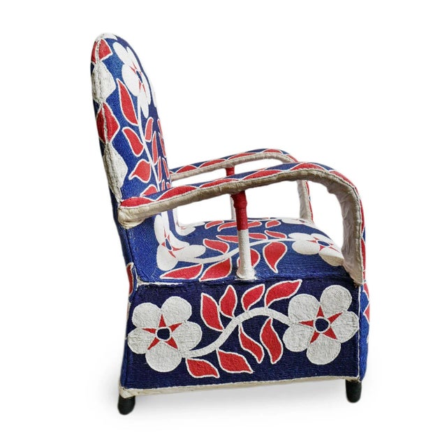 Yoruba Beaded Chair Chairish