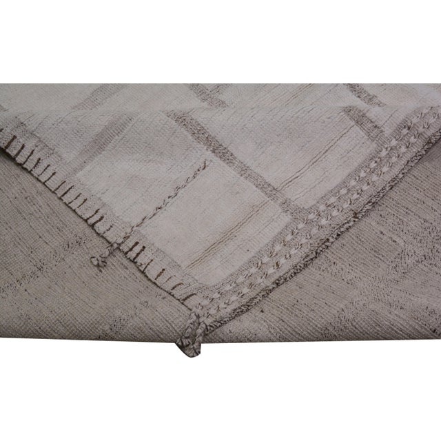 2010s Moroccan Hand Knotted Wool Rug, 8'1''x11' For Sale - Image 5 of 6