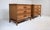 White Furniture 1960's Walnut Banded Commodes Chests of Drawers, Pair For Sale - Image 4 of 12