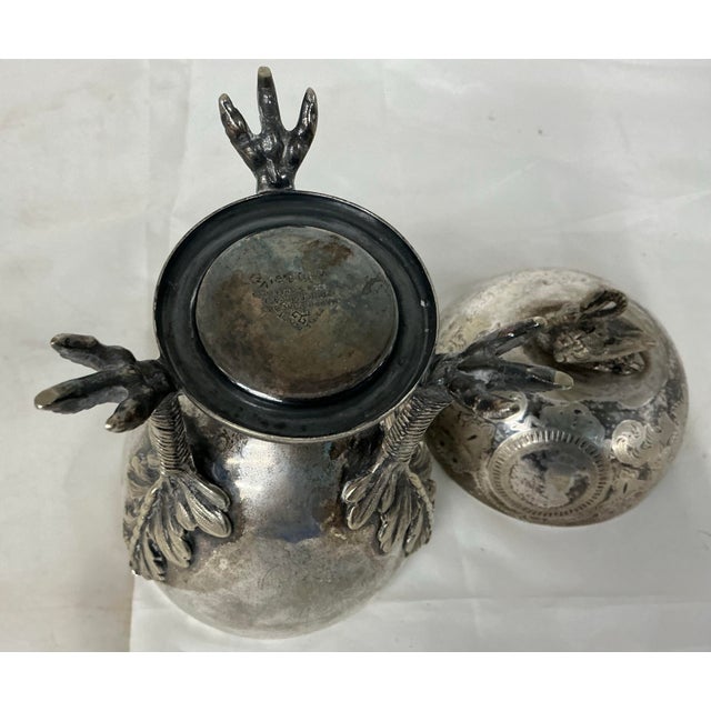 English Victorian Mappin&webb Silver Plate Egg Coddler For Sale - Image 9 of 12