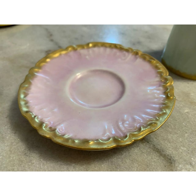 Antique Limoges France Porcelain Cup & Saucer Set- 2 Pieces For Sale - Image 9 of 13
