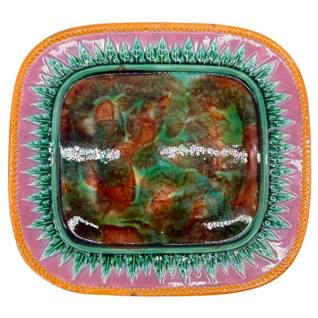 George Jones Majolica Sardine Box on Pink Ground, English, English, Ca. 1870 For Sale - Image 13 of 18