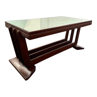 Streamline Moderne Art Deco Cocktail / Coffee Table American c.1930 For Sale