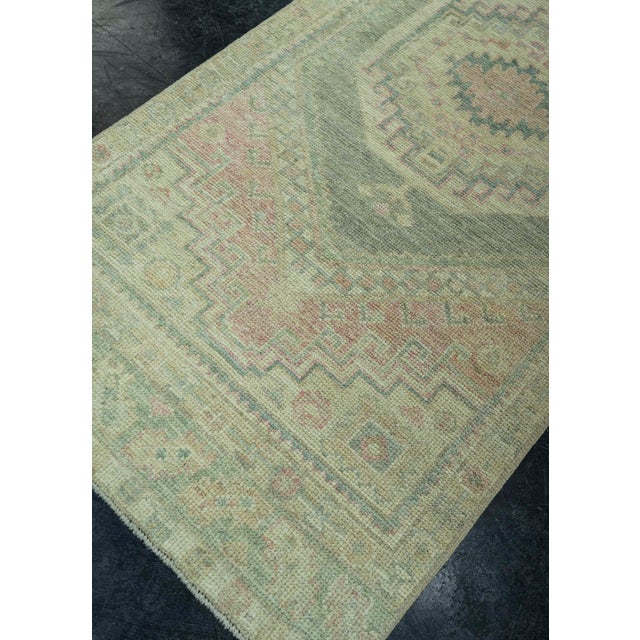 Black Turkish Oushak Rug 2'11" x 4'10" #19468 For Sale - Image 8 of 8