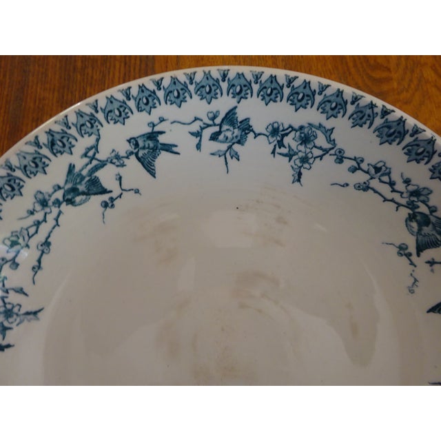 Large Terre De Fer Compote Dish by HB&Cie, 1890s For Sale - Image 12 of 18