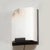 Pair of Modernist Alabaster & Oil-Rubbed Bronze Wall Sconces For Sale In New York - Image 6 of 18
