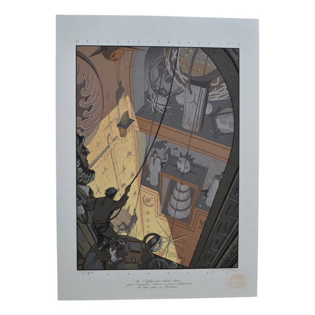 François Schuiten, The Obscure Cities, Marahuaca, 1999, Screen Print For Sale