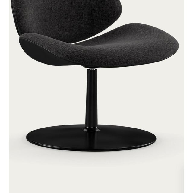 Black Council Family Lounge Pedestral Chair by Salto and Sigsgaard for OneCollection For Sale - Image 8 of 17