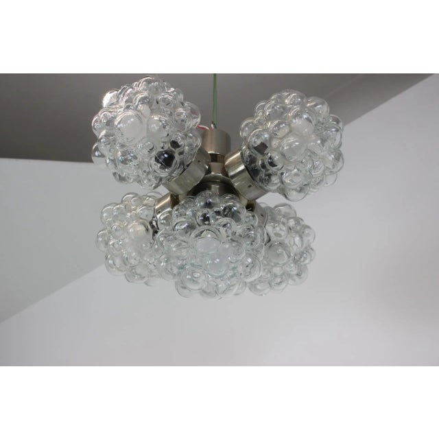 Vintage Raspberry Chandelier for Kamenický Šeno, 1970 For Sale - Image 12 of 12