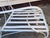 1960s Vintage 1960s White Wrought Iron Lounge Chair For Sale - Image 5 of 9
