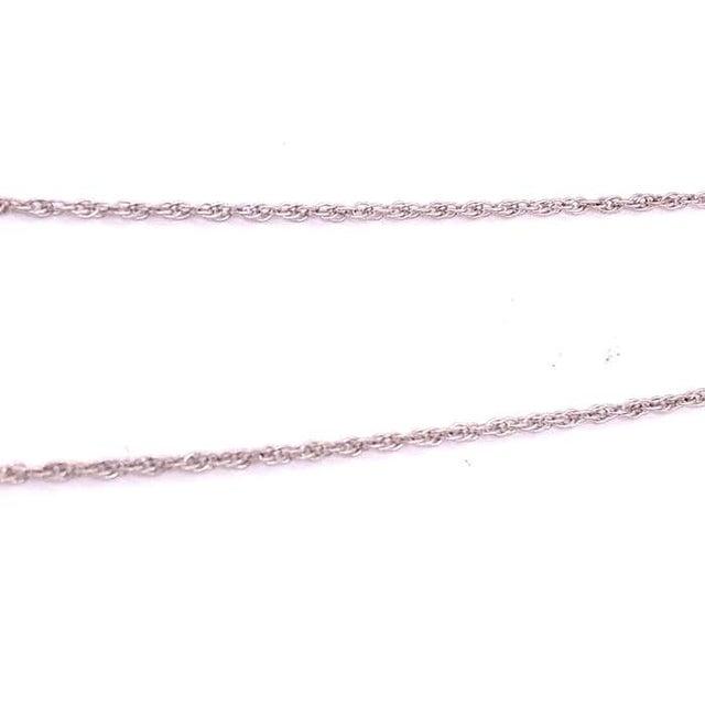 14 Karat White Gold Fancy Necklace With Diamonds For Sale In New York - Image 6 of 12