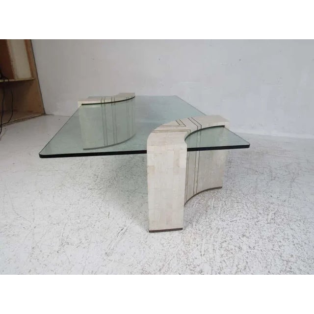 Glass Vintage Casa Bique by Robert Marcius Tessellated Stone Coffee Table For Sale - Image 7 of 11