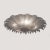 Mid-Century Modern Italian Murano Glass Margherita Ceiling Light, 1990s For Sale - Image 4 of 8