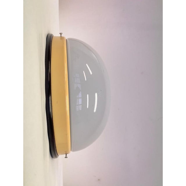 Plastic Bauhaus Bakelite Ceiling Light, 1940s For Sale - Image 7 of 9