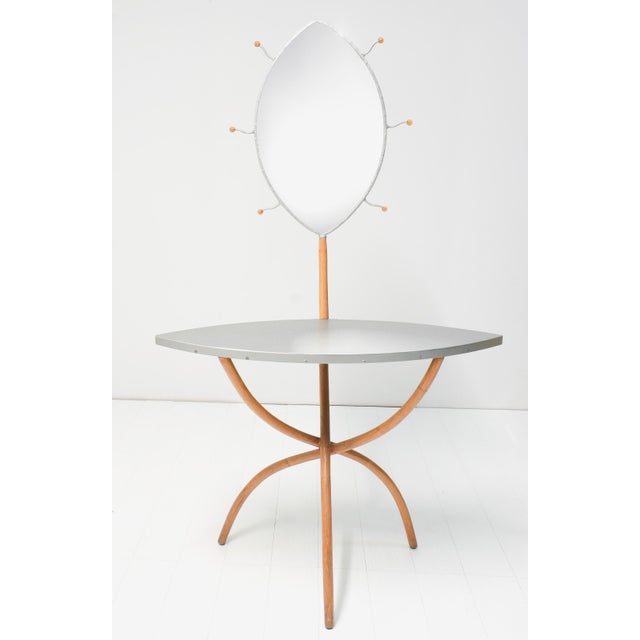 Postmodern Hallway Console or Vanity Table Mirror, 1990s For Sale - Image 11 of 11
