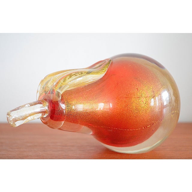 Mid-Century Pear Murano Glass from Barovier & Toso, 1960s For Sale - Image 10 of 13