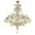 Huge Luxury Italian Chandelier With Flowers and Leaves Murano Glass For Sale