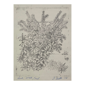 1978 Garden Etching by Smith