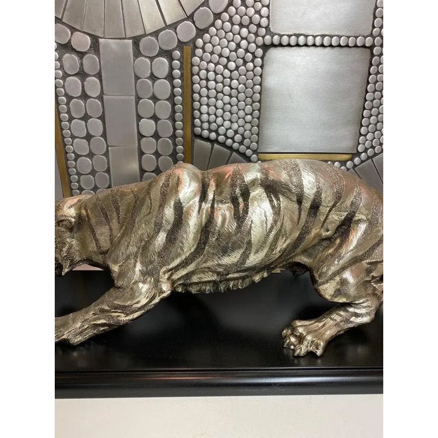 1990s Santini Bengal Tiger Sculpture For Sale - Image 10 of 13