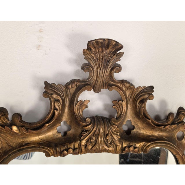 Traditional George III Style Giltwood Mirror For Sale - Image 3 of 5