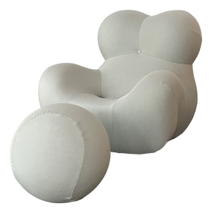 Armchair and Footrest Up 5/6 Mamma by Gaetano Pesce for B&b Italia, 2000s