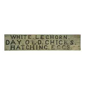 Leghorn Chicks Wood Farm Stand Sign