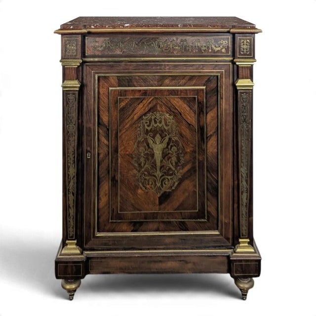 Napoleon III Boulle Marquetry Side Table For Sale - Image 12 of 12
