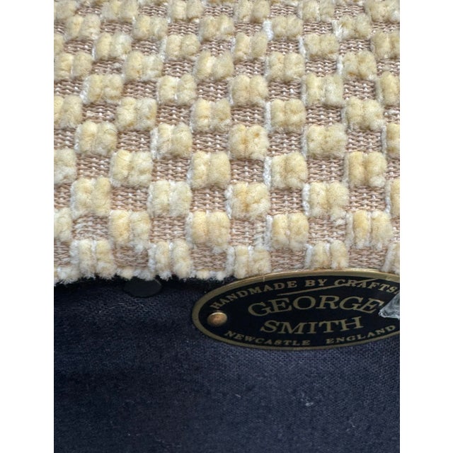 George Smith Short Scroll Arm Chairs For Sale In New York - Image 6 of 9