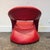 Jaymar Style Postmodern Cantilever Tongue Chair in Red For Sale In Dallas - Image 6 of 9