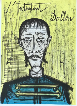 Bernard Buffet Liutenant Dollon Original Lithograph 1968