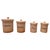 Ceramic French Earthenware Spice Crocks Storage Set, 1960, Set of 4 For Sale - Image 7 of 7