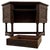 A handsome early 20th-century English writing desk, finely crafted from oak and distinguished by its unusual architectural...