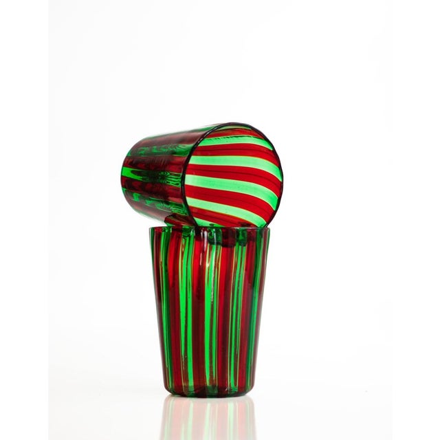 Murano Glassware by Angelo Ballarin, 2004, Set of 6 For Sale - Image 4 of 6