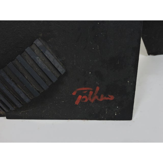 Abstract Welded Steel Sculpture "Assemblage Iii" by David Tothero For Sale - Image 9 of 11