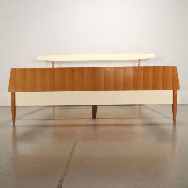 Mid 20th Century Bed Frame in Laminate & Mahagony, 1960s For Sale - Image 5 of 10