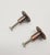 Vintage Mid 20th Century Round Textured Drawer Knob Copper Hardware - Set of 2 For Sale - Image 6 of 9