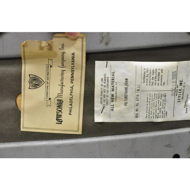 Vintage Lawsonia Stylex Mid Century Modern Blue Chrome Lounge Chairs - A Pair For Sale - Image 9 of 10