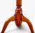 Wood Late 20th Century Eldred Wheeler Bench-Made Tiger Maple Hexagonal Candlestand Pedestal Table For Sale - Image 7 of 9