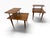 Add authentic 1960s style to your space with this handsome pair of Mid-Century Modern walnut step side tables. Featuring...