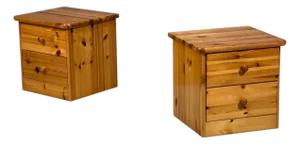 Swedish Modern, Nightstands, Pine, Sweden, 1970s