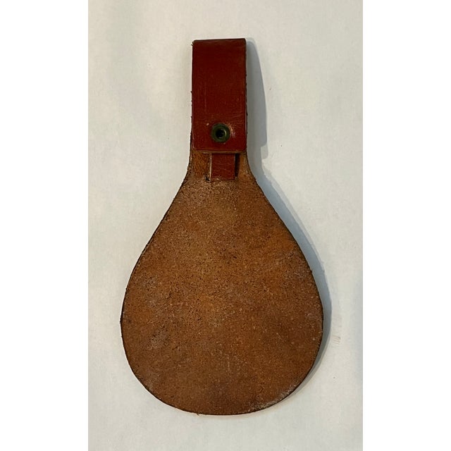 Small Sun Motif Brass and Leather Horse Bridle Strap For Sale - Image 4 of 4