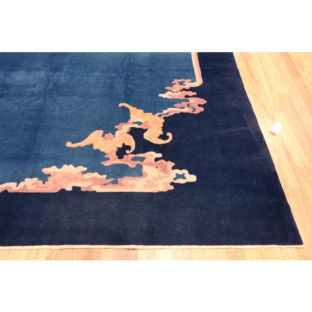 Nazmiyal Collection Antique Chinese Art Deco Rug For Sale In New York - Image 6 of 7