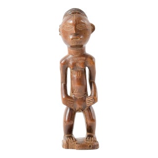 Early 20th Century Tabwa Female Figure Miniature 11 Inch For Sale