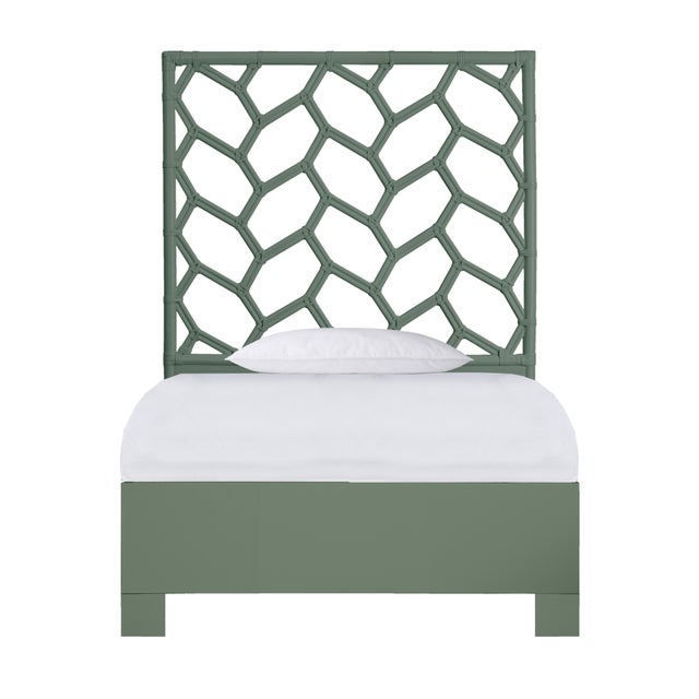 Silas Platform Bed Twin - Evergreen For Sale - Image 12 of 12