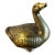 Large Vintage Brass Goose or Duck For Sale
