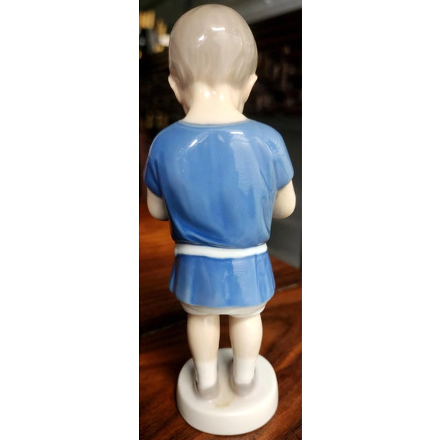 Contemporary Bing & Grondahl Danish Hand-Painted Fine Porcelain Figurine For Sale - Image 3 of 13