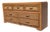 1980s Postmodern Faux-Oak Laminate Six-Drawer Dresser For Sale
