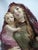 Susi Singer Terracotta Madonna With Blue Flower & Child 1951 Statue For Sale In Portland, OR - Image 6 of 18
