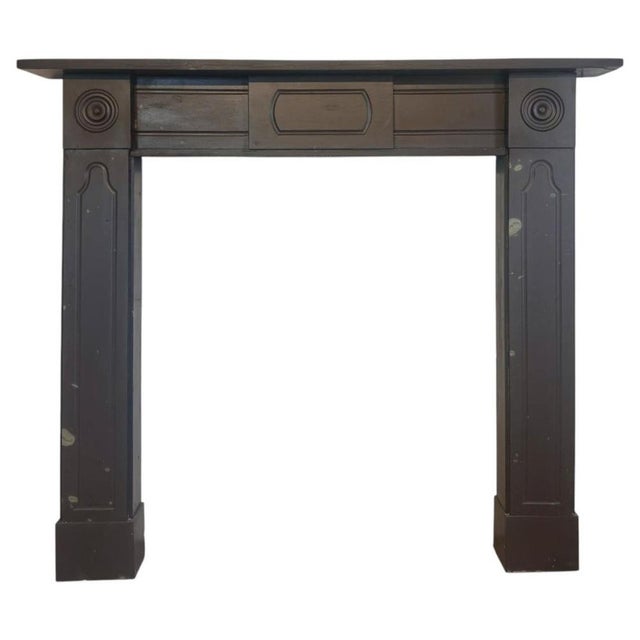 ntique Regency Irish Bangor Slate Fireplace Mantel, 1810 For Sale - Image 10 of 10